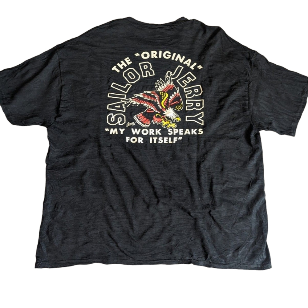 Lot of 63 The Original Sailor Jerry‎ Spiced Rum Black Shirt Mens Size XL